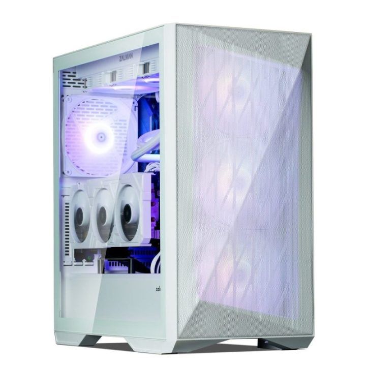 Kompiuterio korpusas su 4 ARGB ventiliatoriais Zalman Z9 Iceberg MS, baltas