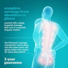 Masažinė pagalvėlė su šildymu ir Flextrack technologija Homedics Flex Back Cushion