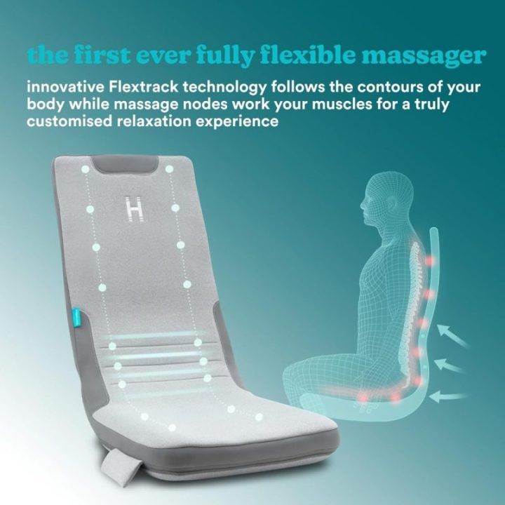 Masažinė pagalvėlė su šildymu ir Flextrack technologija Homedics Flex Back Cushion