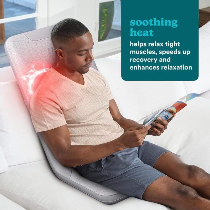 Masažinė pagalvėlė su šildymu ir Flextrack technologija Homedics Flex Back Cushion