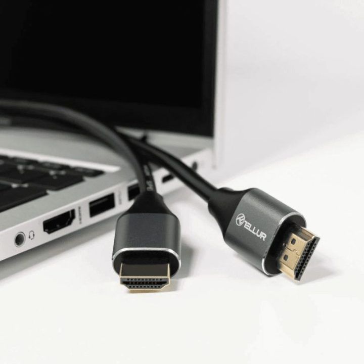 HDMI 2.0 kabelis su 4K ir Ethernet Tellur, 18 Gb/s, 3 m, juodas