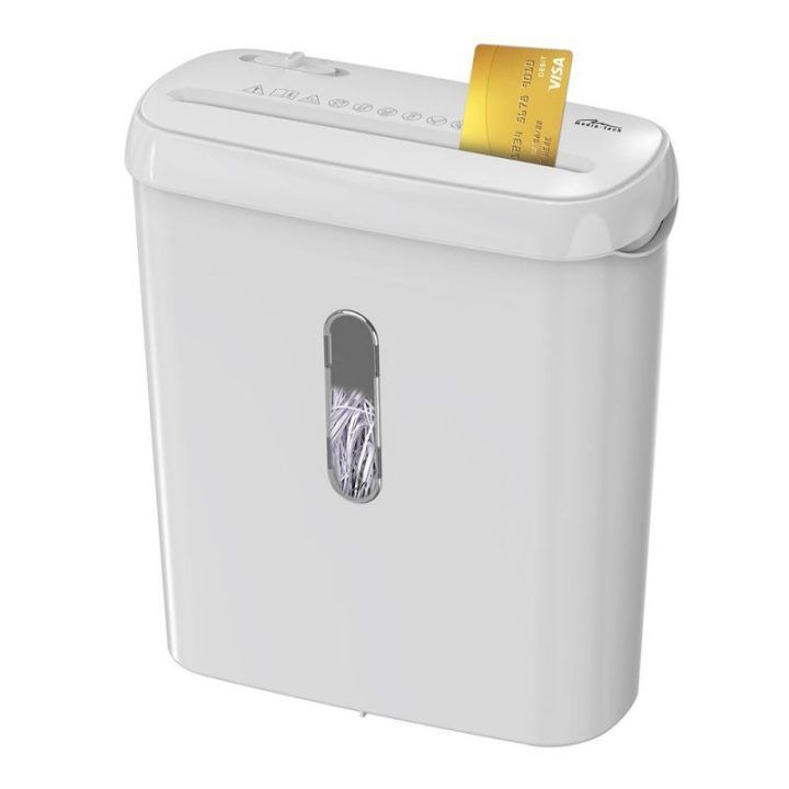 Dokumentų ir kredito kortelių smulkintuvas Media-Tech MT223, 8 l, baltas