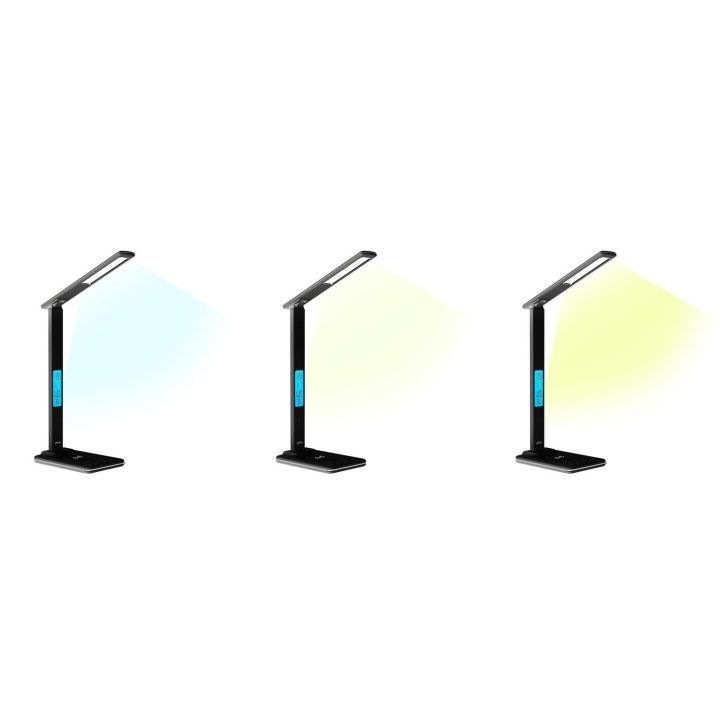 Stalinė LED lempa su belaidžiu įkrovikliu Media-Tech MT222K Leditou, 4 W, juoda
