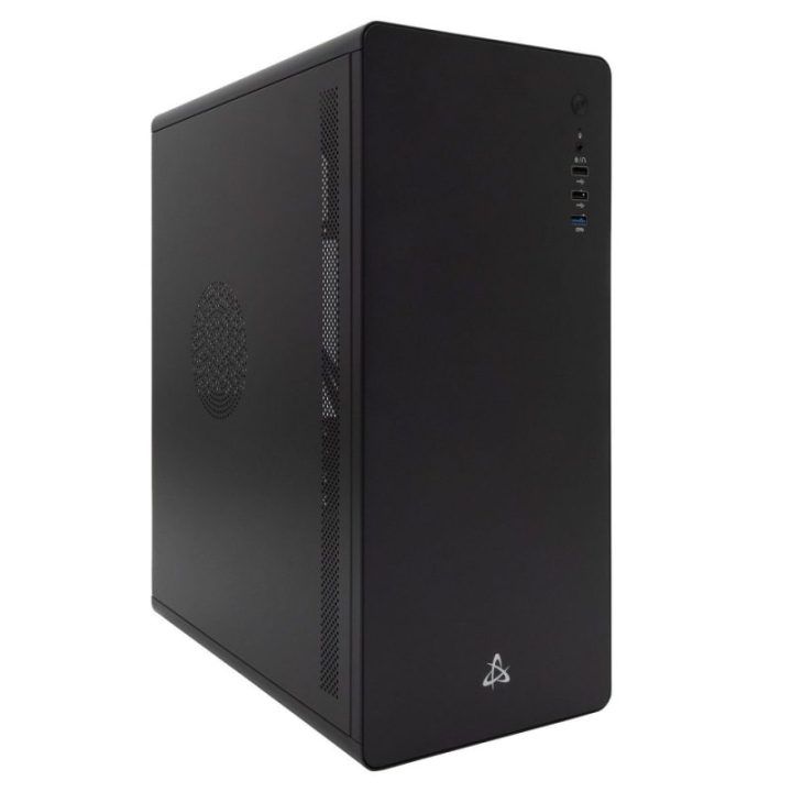 Kompiuterio korpusas ATX formato Sbox PCC-500, juodas