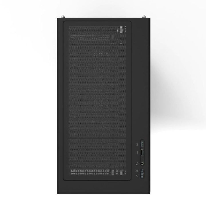MATX formato mini bokšto kompiuterio korpusas su ARGB ventiliatoriumi Zalman P10, juodas
