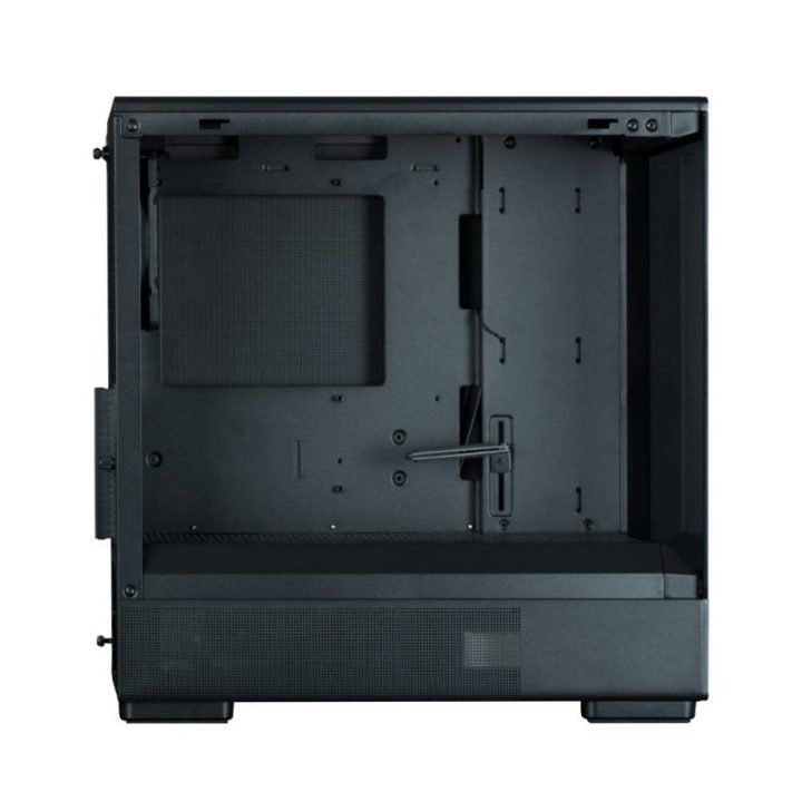 MATX formato mini bokšto kompiuterio korpusas su ARGB ventiliatoriumi Zalman P10, juodas