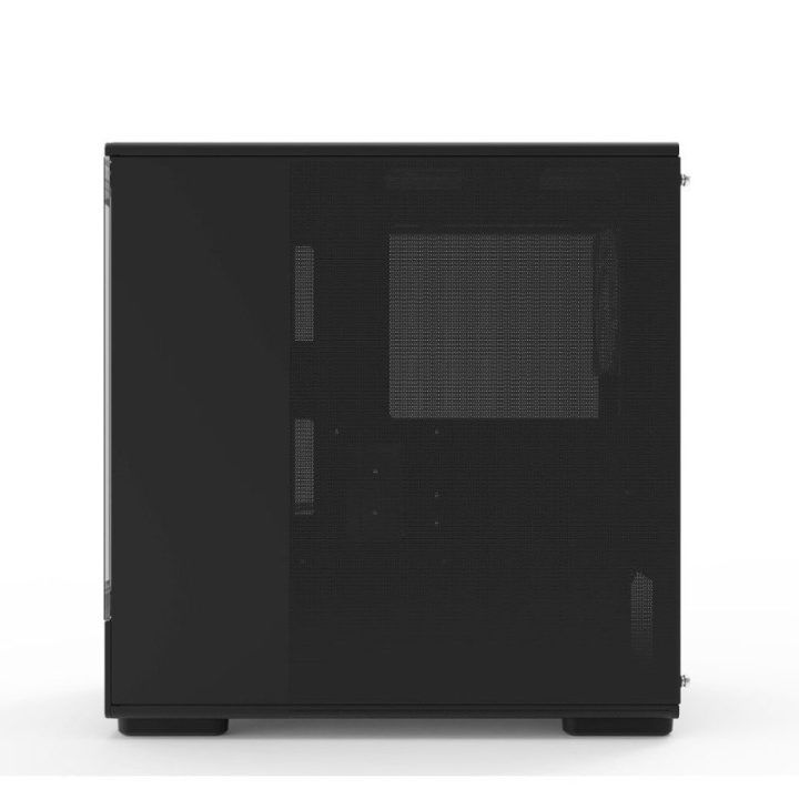 MATX formato mini bokšto kompiuterio korpusas su ARGB ventiliatoriumi Zalman P10, juodas