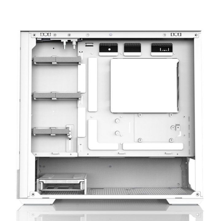 Kompiuterio korpusas su 3 ARGB ventiliatoriais Zalman P30 Air, 452 × 235 × 420 mm, baltas