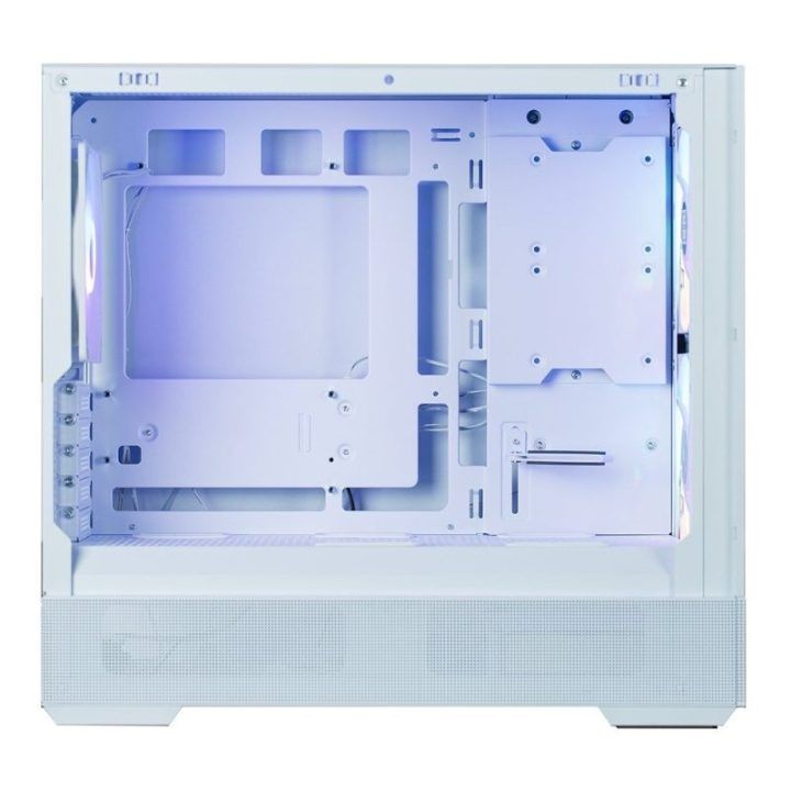 Kompiuterio korpusas su 3 ARGB ventiliatoriais Zalman P30 Air, 452 × 235 × 420 mm, baltas