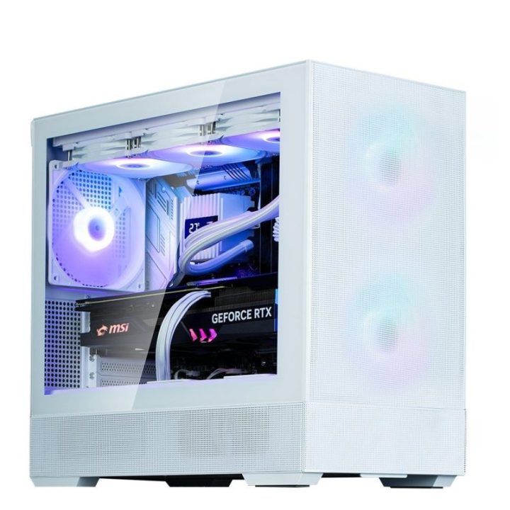 Kompiuterio korpusas su 3 ARGB ventiliatoriais Zalman P30 Air, 452 × 235 × 420 mm, baltas