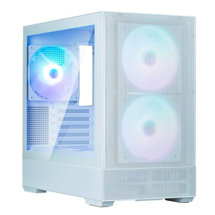 Kompiuterio korpusas su 3 ARGB ventiliatoriais Zalman P30 Air, 452 × 235 × 420 mm, baltas