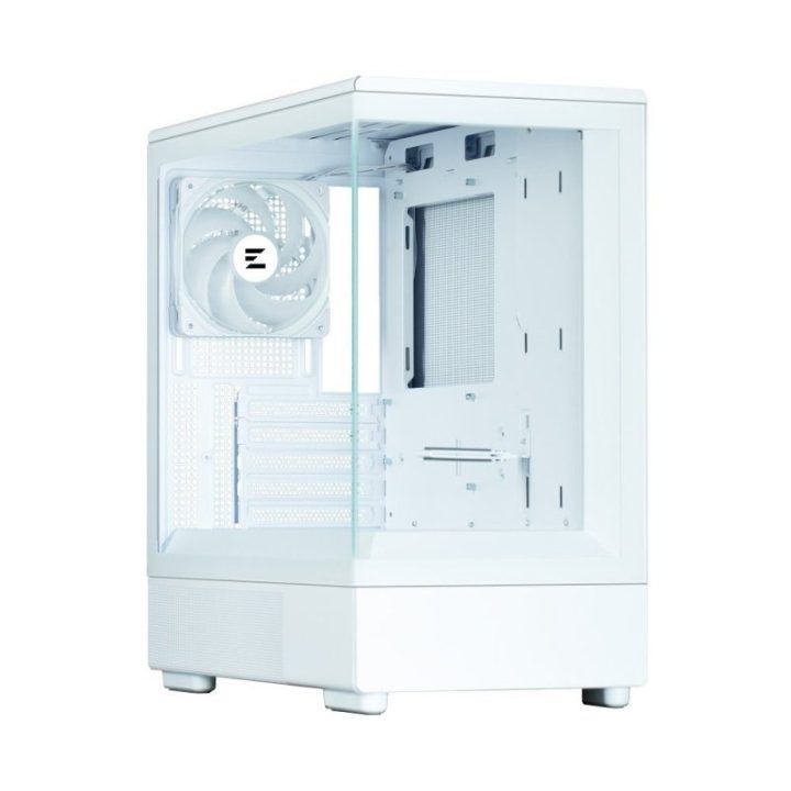 MATX mini bokšto kompiuterio korpusas Zalman P10, baltas