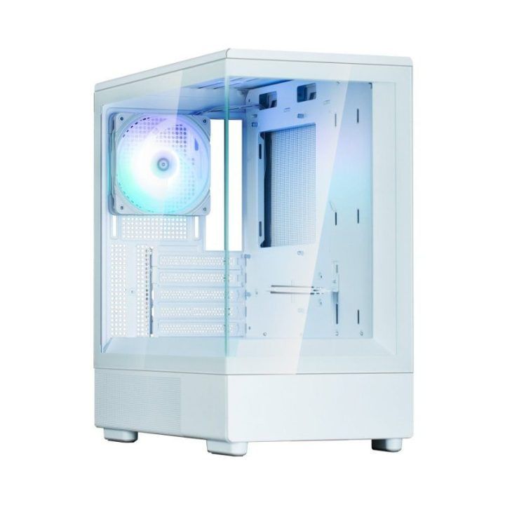 MATX mini bokšto kompiuterio korpusas Zalman P10, baltas