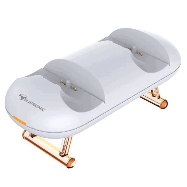 Valdiklių įkrovimo stotelė PS5 ir PS5 Slim Subsonic Duo Led Dock, 2 valdikliams