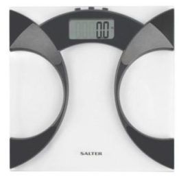 Kūno sudėties svarstyklės Salter Analyser, 30 × 30 cm, juodos