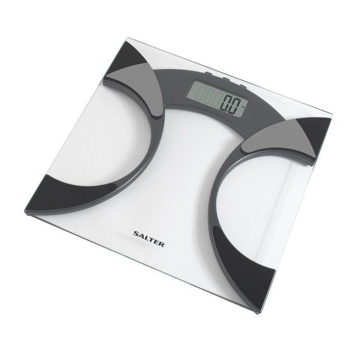 Kūno sudėties svarstyklės Salter Analyser, 30 × 30 cm, juodos