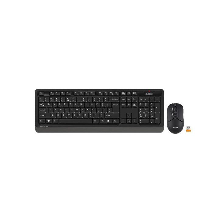 Belaidės klaviatūros ir pelės rinkinys A4Tech Fstylet FG1012, juodas