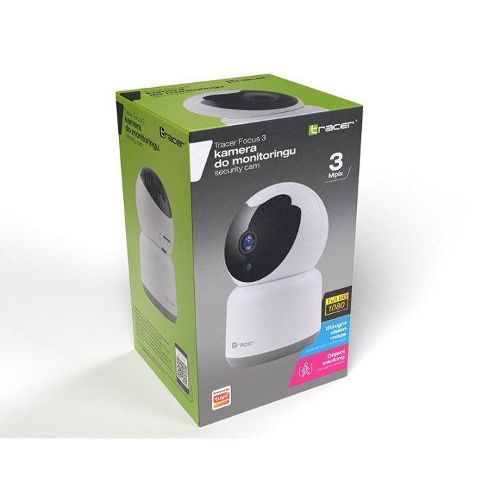 Wi-Fi apsaugos kamera Tracer FOCUS 3, 4 MP
