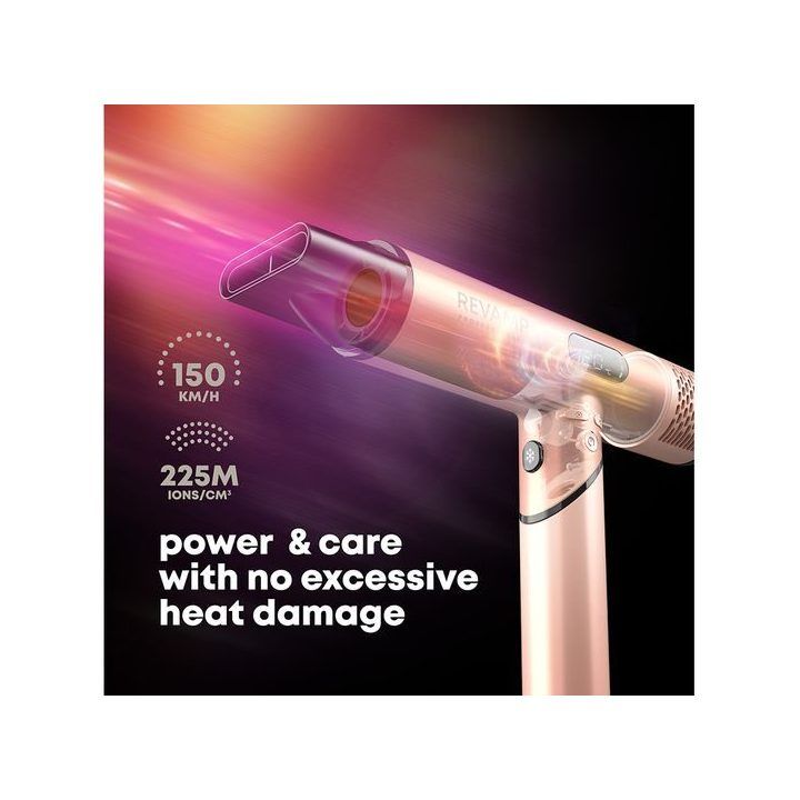 Plaukų džiovintuvas Revamp Dynamic Radiance x Shine, 1600 W, aukso spalvos