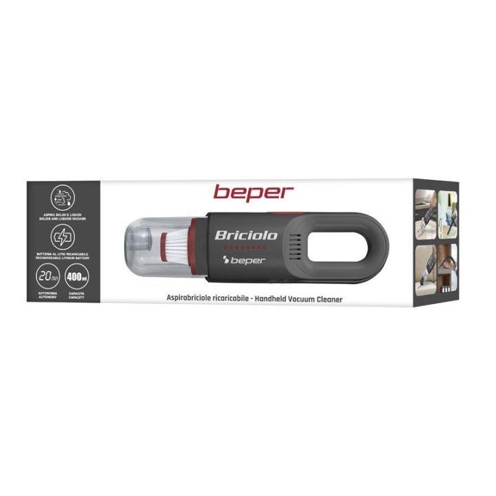 Kompaktiškas rankinis dulkių siurblys Beper P202ASP401, 400 ml