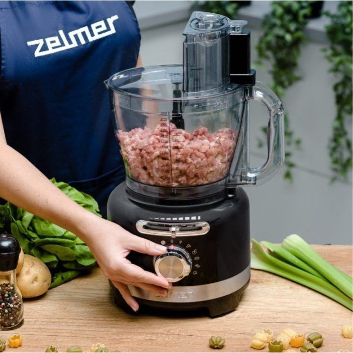 Virtuvinis kombainas su blenderiu Zelmer ZFP9000B, 3 l, 2000 W