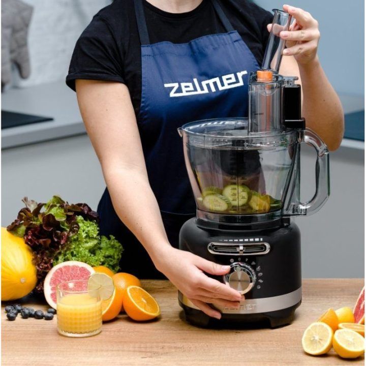 Virtuvinis kombainas su blenderiu Zelmer ZFP9000B, 3 l, 2000 W