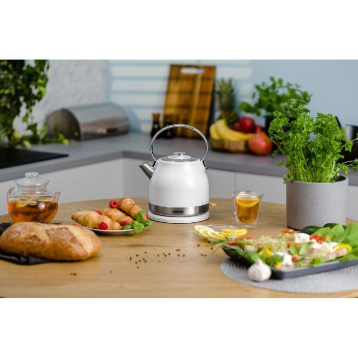 Elektrinis virdulys Zelmer ZCK7940, 1,5 l, 2200 W, balta