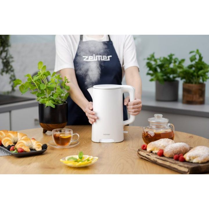 Elektrinis virdulys Zelmer ZCK8040, 1,7 l, 1800 W, baltas