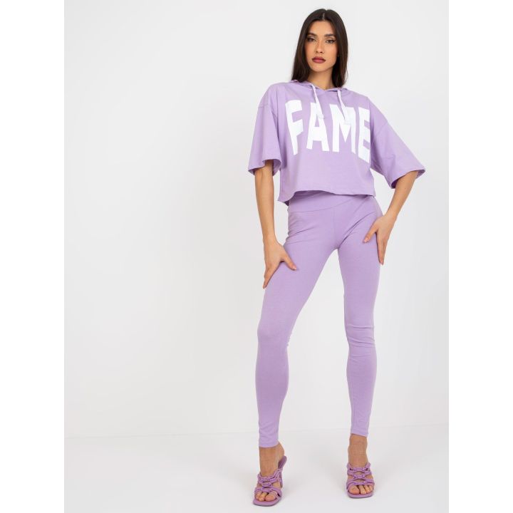 Šviesiai violetinės spalvos rinkinys