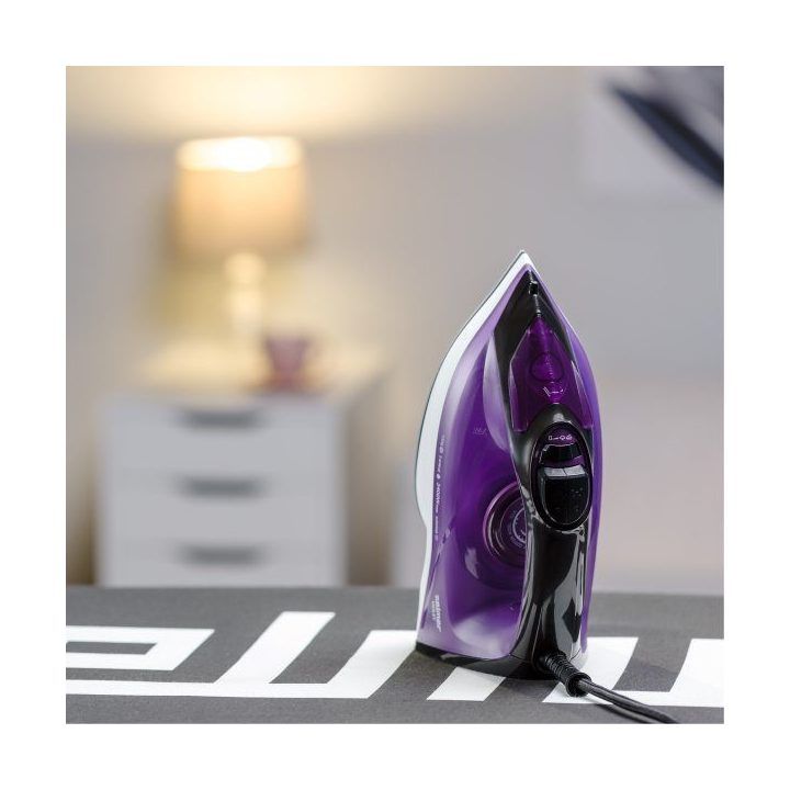 Garų lygintuvas su keramine pado plokšte Zelmer ZIR1515, 2400 W, violetinis