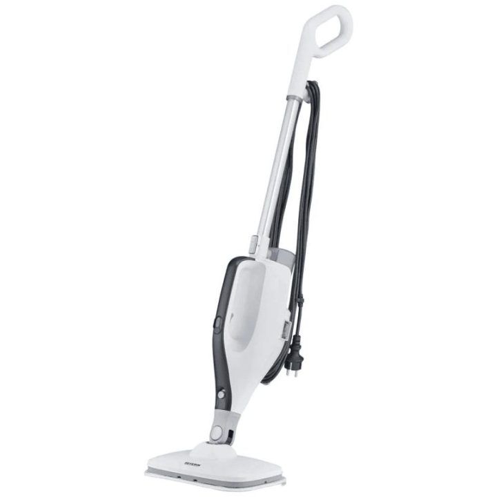 Garų šluota Severin SC 7145, 1400 W, 9 m, juoda su balta