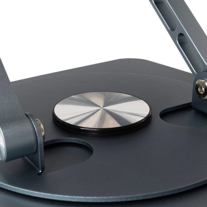 Nešiojamojo kompiuterio stovas su 360° pasukimu Sbox CP-32, juodas su pilka