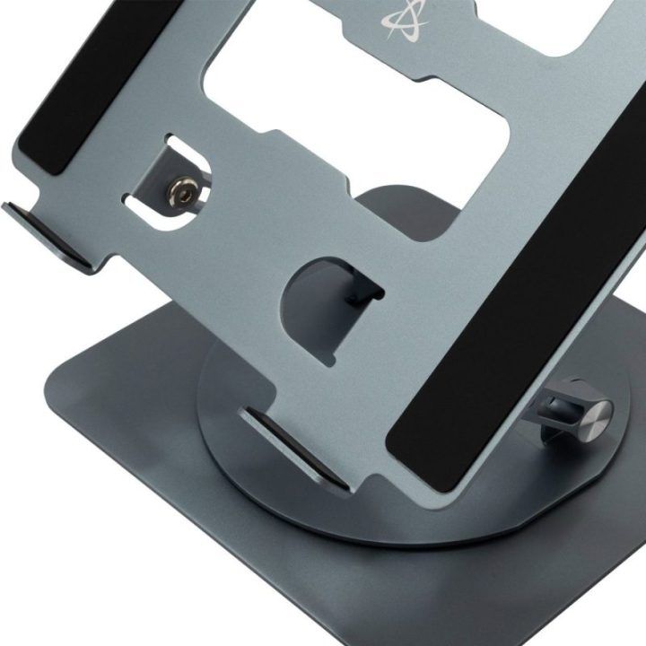 Nešiojamojo kompiuterio stovas su 360° pasukimu Sbox CP-32, juodas su pilka
