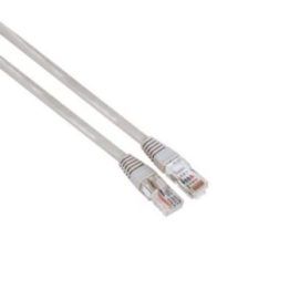 CAT5e tinklo kabelis su F/UTP ekranuote Hama, 3 m, pilkas