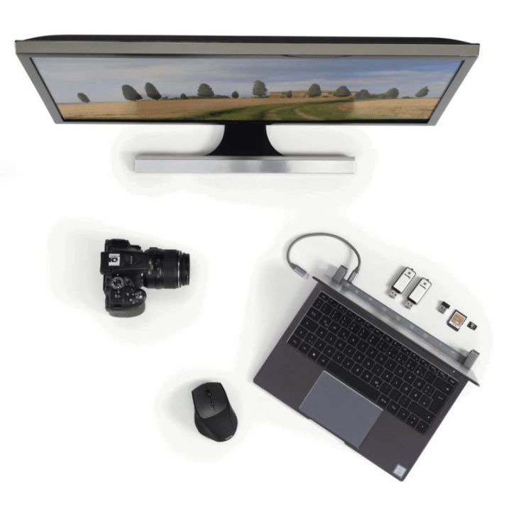 USB-C šakotuvas su 9 prievadais Hama