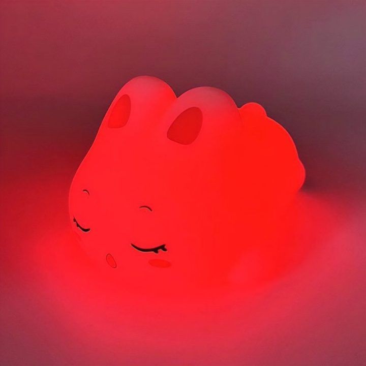 PAVADINIMAS: Vaikiška LED naktinė lemputė su triušio motyvu Media-Tech Dreaming Bunny, 17 spalvų