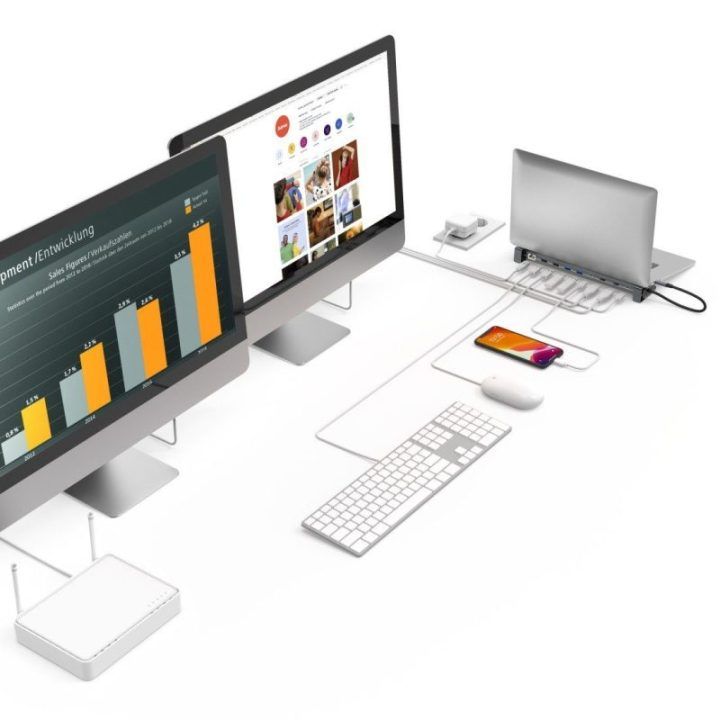 USB-C šakotuvas su 9 prievadais Hama Connect2Office