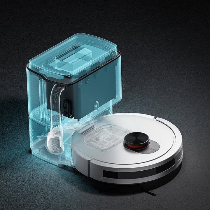 Robotas dulkių siurblys su grindų plovimo funkcija Xiaomi ROIDMI EVE CC, baltas