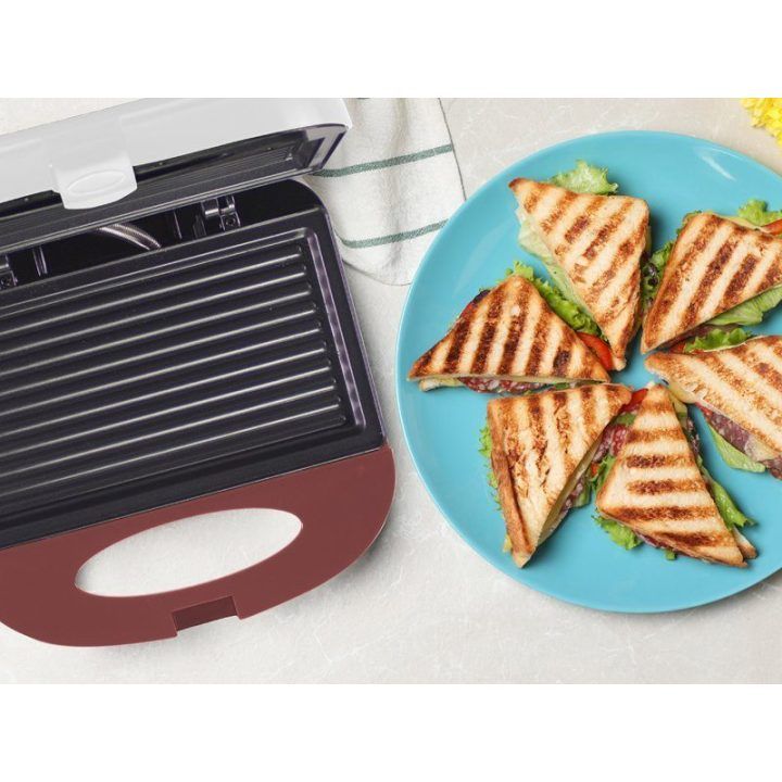 Sumuštinių keptuvė su nepridegančiomis plokštelėmis Beper P101TOS010, 22 × 12 cm