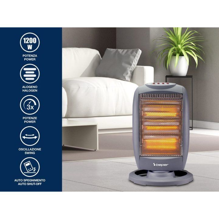 Halogeninis šildytuvas Beper P203PAN011, 1200 W