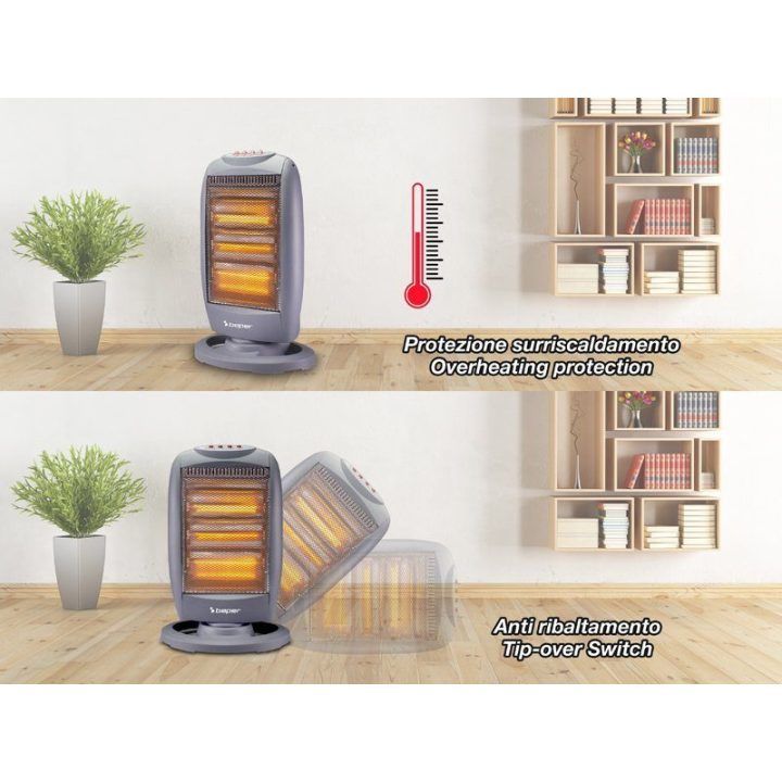 Halogeninis šildytuvas Beper P203PAN011, 1200 W