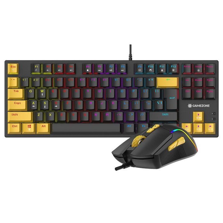 Žaidimų klaviatūros ir pelės rinkinys Tracer GameZone Hornet87, USB