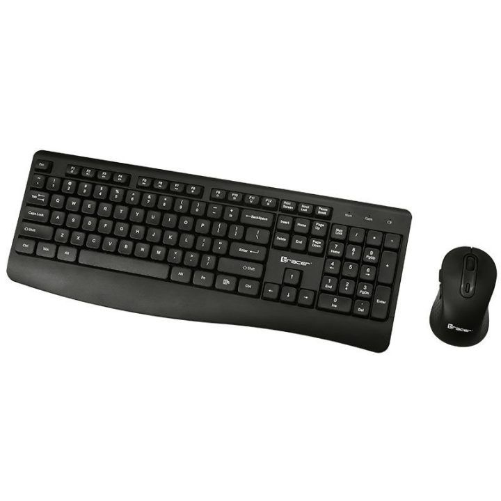 Klaviatūros ir pelės rinkinys Tracer Bartix II RF Nano, juodas