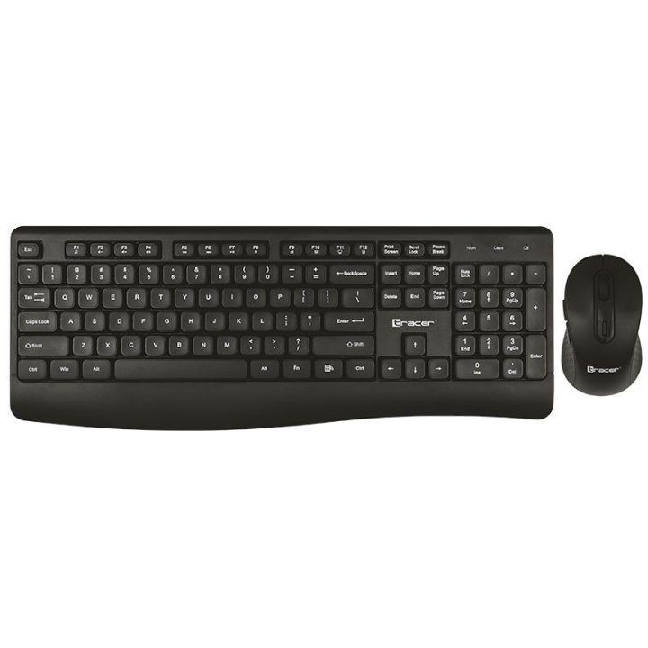 Klaviatūros ir pelės rinkinys Tracer Bartix II RF Nano, juodas