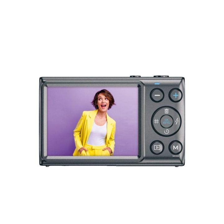 Skaitmeninis fotoaparatas Easypix V48 Pocket su 18× priartinimu, antracito spalvos