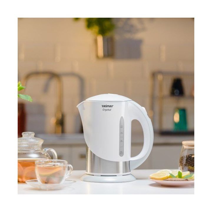 Elektrinis virdulys Zelmer ZCK7630S, 1,7 l, 1850–2200 W, baltas