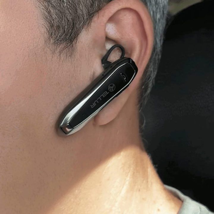Bluetooth ausinės su mikrofonu Tellur Vox 100, juodos
