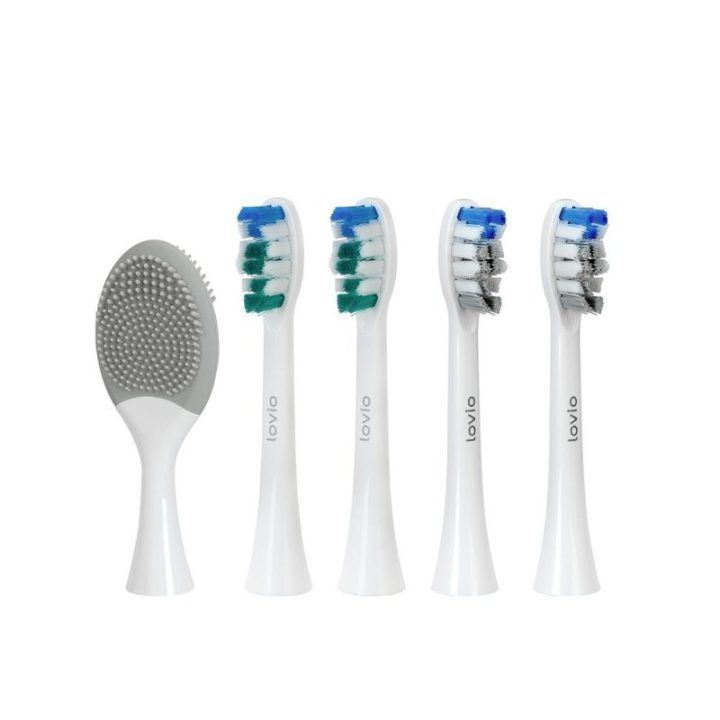 Garsinis dantų šepetėlis Lovio SonicProtect PRO, baltas