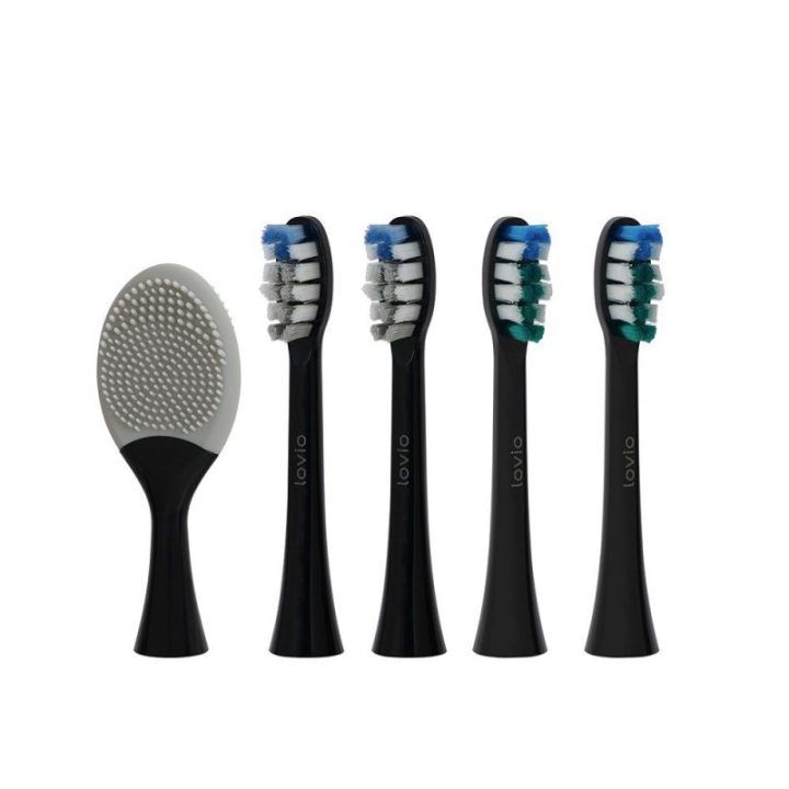 Garsinis dantų šepetėlis Lovio SonicProtect PRO, juodas