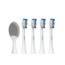 Dantų šepetėlio galvučių rinkinys Lovio SonicProtect PRO, 5 vnt., baltas